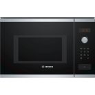 Bosch BFL553MS0 Serie 4, Beépíthető mikrohullámú sütő, 59 x 38 cm, Szálcsiszolt acél