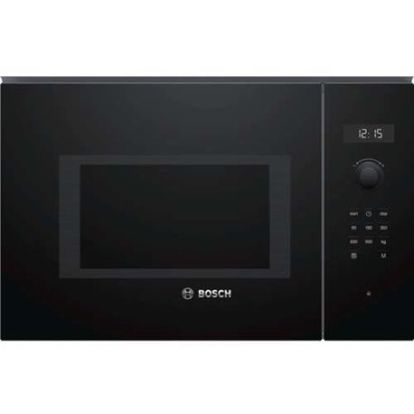Bosch BFL554MB0 Serie 6, Beépíthető mikrohullámú sütő, 59 x 38 cm, Fekete