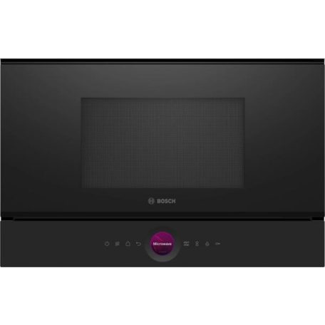 Bosch BFL7221B1 Serie 8, Beépíthető mikrohullámú sütő, Fekete