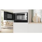 Bosch BFL7221B1 Serie 8, Beépíthető mikrohullámú sütő, Fekete
