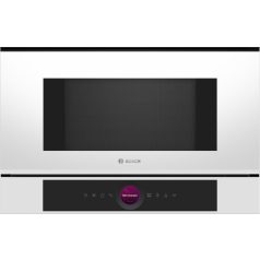   Bosch BFL7221W1 Serie 8, Beépíthető mikrohullámú sütő, Fehér