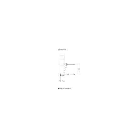 Bosch DWK65DK60 Serie 2, Falra szerelhető páraelszívó, 60 cm, Fekete üveg, Fekete DWK65DK60