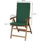 Fieldmann FDZN 9001 székpárna zöld