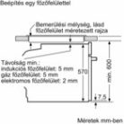 Bosch HBA274BB3F Serie 4, Beépíthető sütő, 60 x 60 cm, Fekete