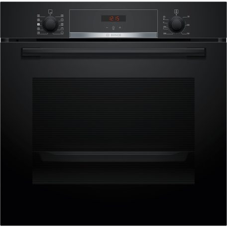 Bosch HQA534EB3 Serie 4, Beépíthető sütő gőz funkcióval, 60 x 60 cm, Fekete