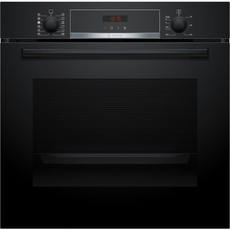 Bosch HQA574BB3 Serie 4, Beépíthető sütő gőz funkcióval, 60 x 60 cm, Fekete
