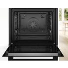Bosch HQG572EB3 Önállóan beépíthető sütő HotAir Steam hozzáadott gőz funkcióval - Serie4 - fekete