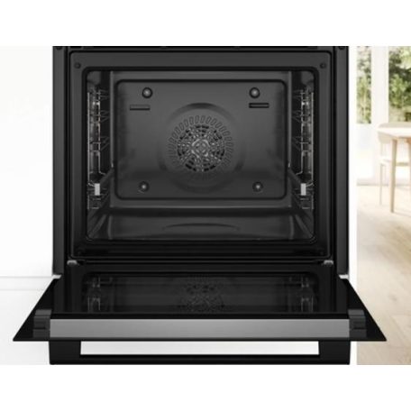 Bosch HQG572EB3 Önállóan beépíthető sütő HotAir Steam hozzáadott gőz funkcióval - Serie4 - fekete