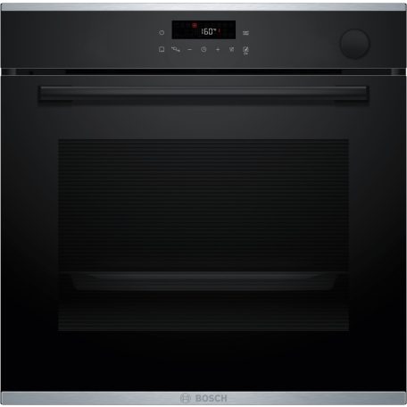 Bosch HRG272EB3 Serie 4, Beépíthető sütő gőz funkcióval, 60 x 60 cm, Fekete