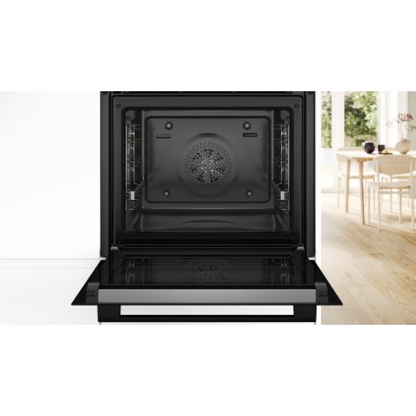 Bosch HRG272EB3 Serie 4, Beépíthető sütő gőz funkcióval, 60 x 60 cm, Fekete