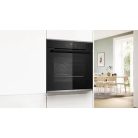 Bosch HRG272EB3 Serie 4, Beépíthető sütő gőz funkcióval, 60 x 60 cm, Fekete