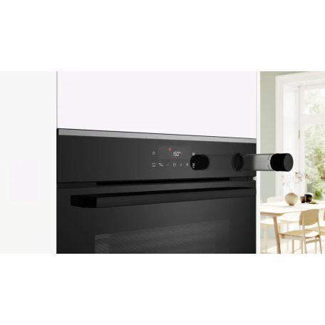 Bosch HRG272EB3 Serie 4, Beépíthető sütő gőz funkcióval, 60 x 60 cm, Fekete