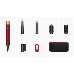   Dyson Airwrap i.d.™ Straight+Wavy multifunkciós hajformázó (Red Velvet/Gold)