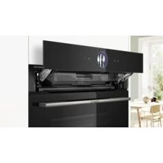   Bosch HSG7361B1 Serie 8, Beépíthető gőzsütő, 60 x 60 cm, Fekete