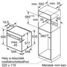 Bosch HSG7361B1 Serie 8, Beépíthető gőzsütő, 60 x 60 cm, Fekete