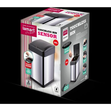Lamart LT8105 Szemetes 30l USB SENSOR