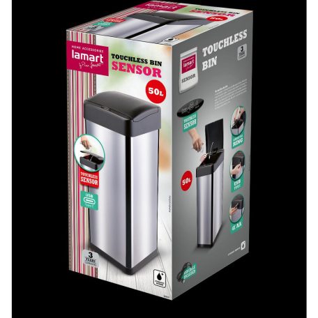 Lamart LT8107 Szemetes 50l USB SENSOR