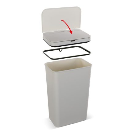 Lamart LT8109 Szemetes 50l krém SENSOR