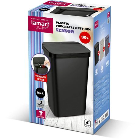 Lamart LT8110 Szemetes 50l fekete SENSOR