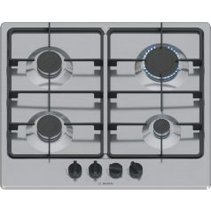 Bosch PGP6B5K60 Serie 4, Gáz főzőlap, 60 cm, Nemesacél