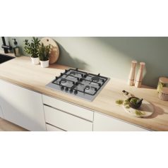 Bosch PGP6B5K60 Serie 4, Gáz főzőlap, 60 cm, Nemesacél