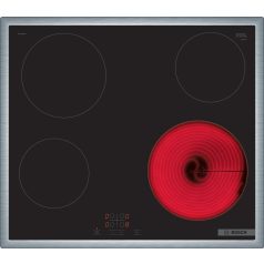   Bosch PKE645BA2E Üvegkerámia főzőlap - Serie4 - 60cm - Nemesacél keret