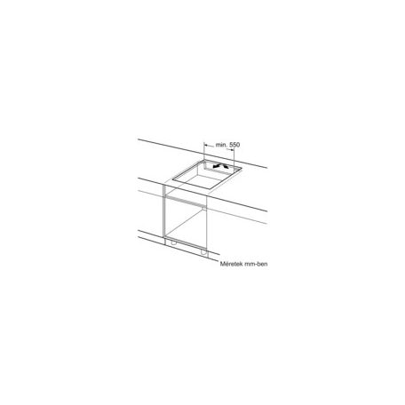 Bosch PVQ631HC1E Serie 6, Indukciós főzőlap, 60 cm, munkapultra építhető keret nélkül