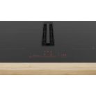 Bosch PVQ811H26E Serie 6, Indukciós főzőlap, beépített elszívóval, 80 cm, munkapultra építhető keret nélkül