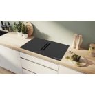 Bosch PVQ811H26E Serie 6, Indukciós főzőlap, beépített elszívóval, 80 cm, munkapultra építhető keret nélkül