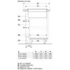 Bosch PVQ811H26E Serie 6, Indukciós főzőlap, beépített elszívóval, 80 cm, munkapultra építhető keret nélkül