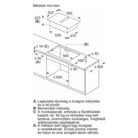 Bosch PVS611B16E Serie 4, Indukciós főzőlap, beépített elszívóval, 60 cm, munkapultra építhető keret nélkül