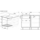 Bosch PVS611B16E Serie 4, Indukciós főzőlap, beépített elszívóval, 60 cm, munkapultra építhető keret nélkül