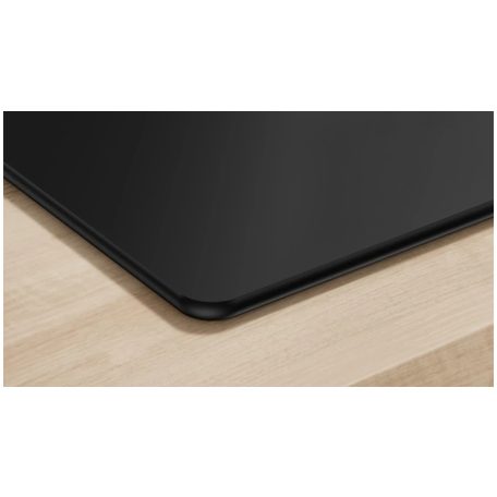 Bosch PVS81AB16E Serie 4, Indukciós főzőlap, beépített elszívóval, 80 cm, Matt fekete, munkapultra építhető keret nélkül