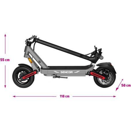 Sencor SCOOTER S71 DARK elektromos roller