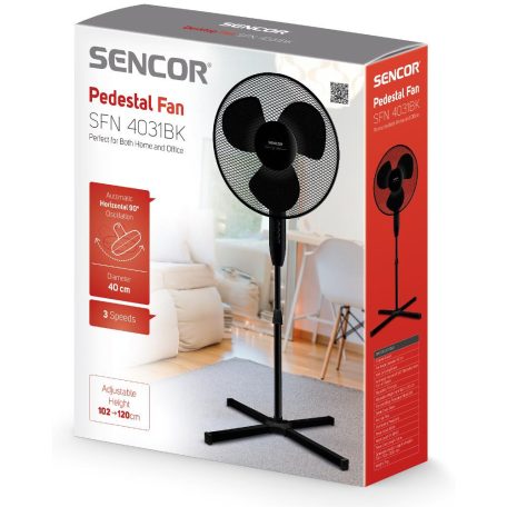 Sencor SFN 4031BK Ventilátor álló