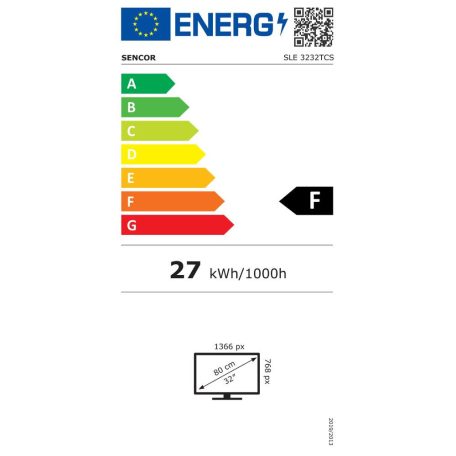 Sencor SLE 3232TCS LED televízió