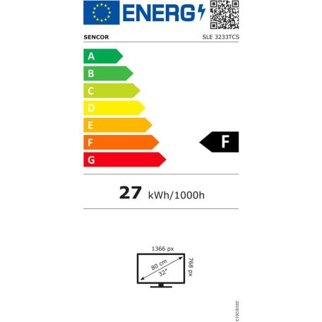 Sencor SLE 3233TCS LED televízió