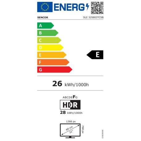 Sencor SLE 32S803B WEBOS SMART TV