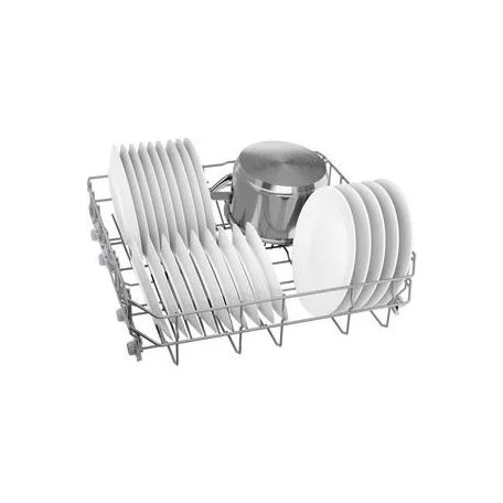 Bosch SMI2HVS06E Serie 2, Félig beépíthető mosogatógép, 60 cm, Szálcsiszolt acél
