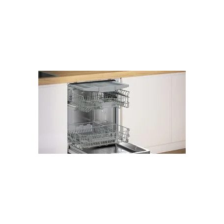 Bosch SMI2HVS06E Serie 2, Félig beépíthető mosogatógép, 60 cm, Szálcsiszolt acél