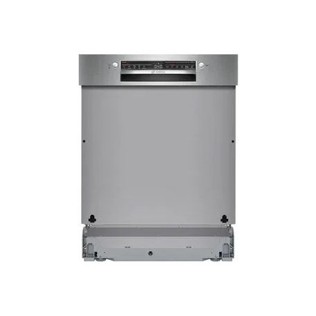 Bosch SMI2HVS06E Serie 2, Félig beépíthető mosogatógép, 60 cm, Szálcsiszolt acél