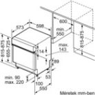 Bosch SMI2HVS06E Serie 2, Félig beépíthető mosogatógép, 60 cm, Szálcsiszolt acél