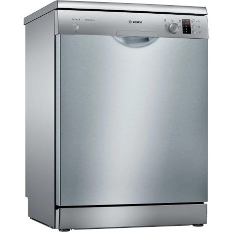 Bosch SMS25AI05E Serie 2, Szabadonálló mosogatógép, 60 cm, Ujjlenyomatmentes, szálcsiszolt