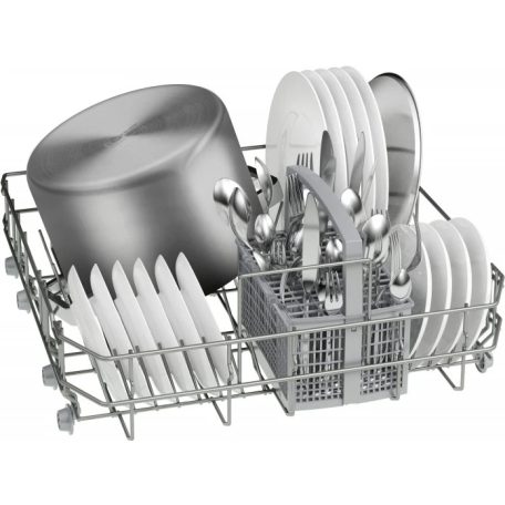 Bosch SMS25AI05E Serie 2, Szabadonálló mosogatógép, 60 cm, Ujjlenyomatmentes, szálcsiszolt