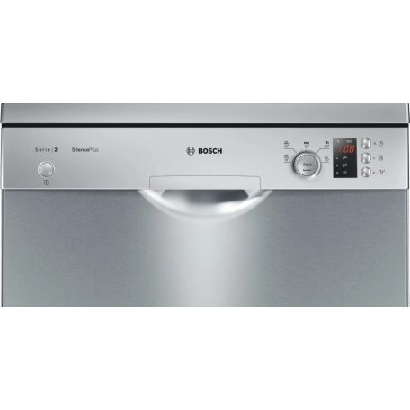 Bosch SMS25AI05E Serie 2, Szabadonálló mosogatógép, 60 cm, Ujjlenyomatmentes, szálcsiszolt
