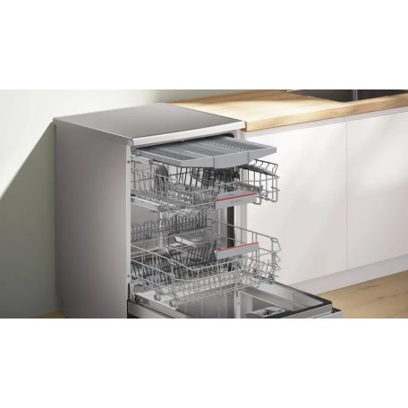 Bosch SMS4ECI26E Serie 4, Szabadonálló mosogatógép, 60 cm, Ujjlenyomatmentes, szálcsiszolt