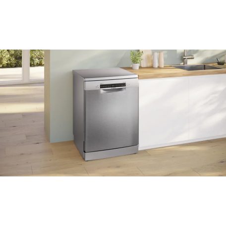 Bosch SMS4ECI26E Serie 4, Szabadonálló mosogatógép, 60 cm, Ujjlenyomatmentes, szálcsiszolt