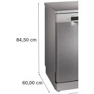 Bosch SMS4ECI26E Serie 4, Szabadonálló mosogatógép, 60 cm, Ujjlenyomatmentes, szálcsiszolt