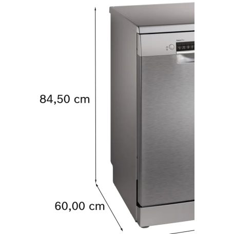 Bosch SMS4ECI26E Serie 4, Szabadonálló mosogatógép, 60 cm, Ujjlenyomatmentes, szálcsiszolt