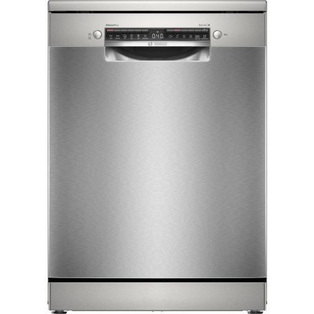 Bosch SMS4HMI08E Serie 4, Szabadonálló mosogatógép, 60 cm, Ujjlenyomatmentes, szálcsiszolt